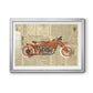 Vintage Red Premium Framed Print - Ready to Hang