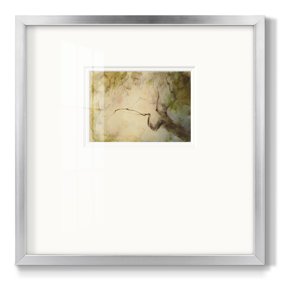 Verdant April- Premium Framed Print Double Matboard