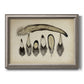 Vintage Feathers VII Premium Framed Canvas- Ready to Hang