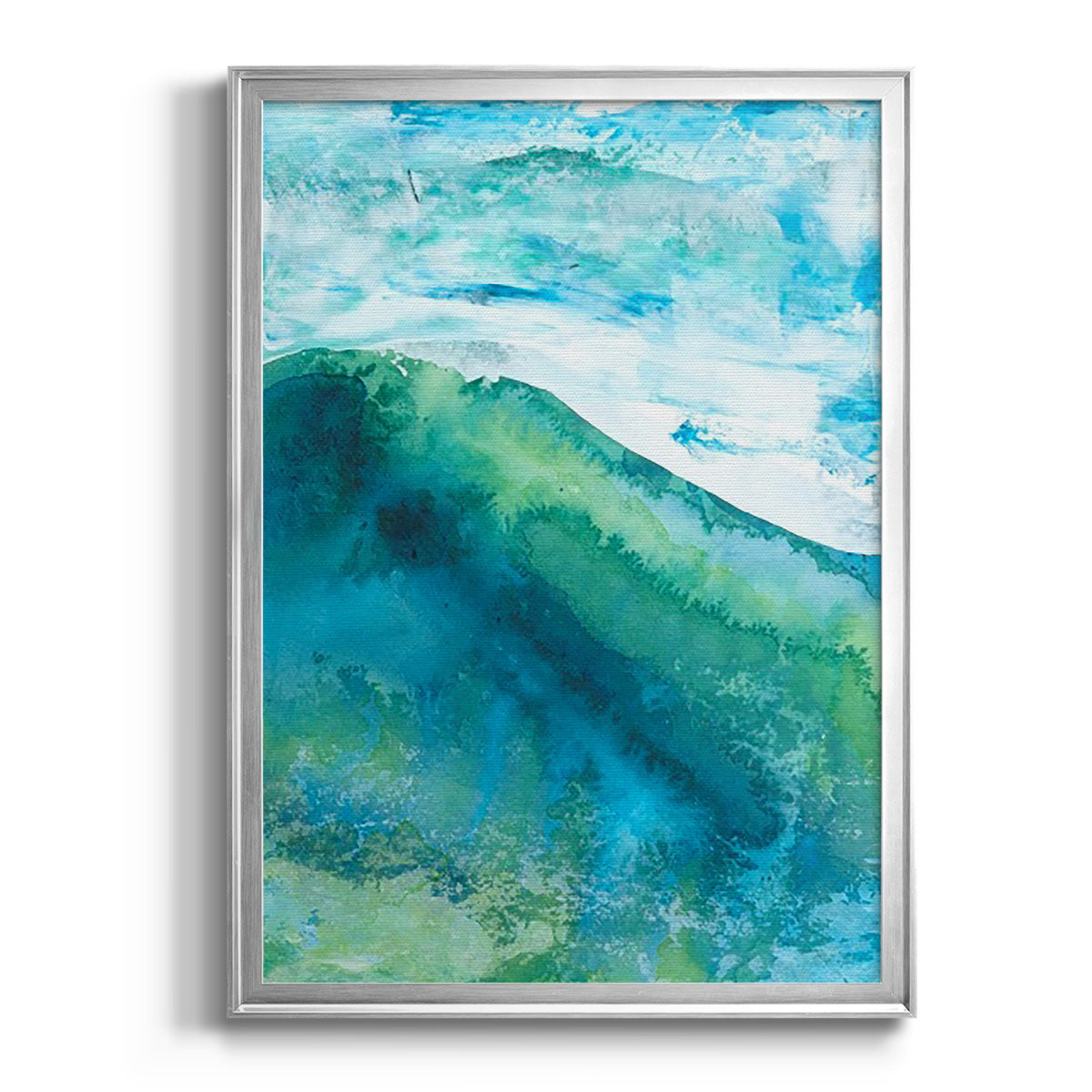 New Air I - Modern Framed Canvas Print