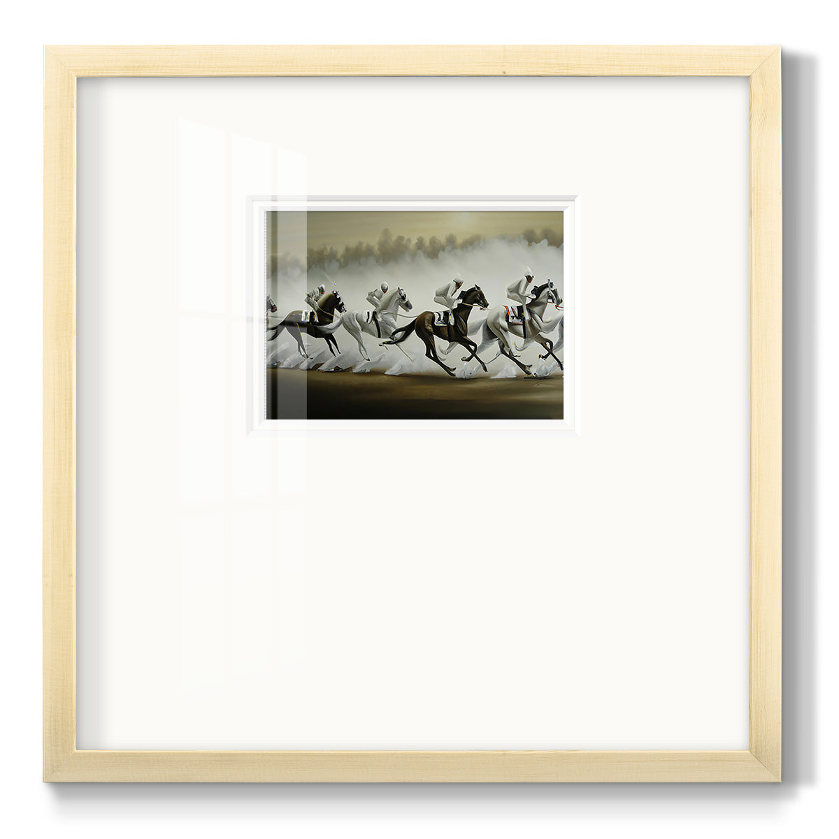 Dusty Race Premium Framed Print Double Matboard