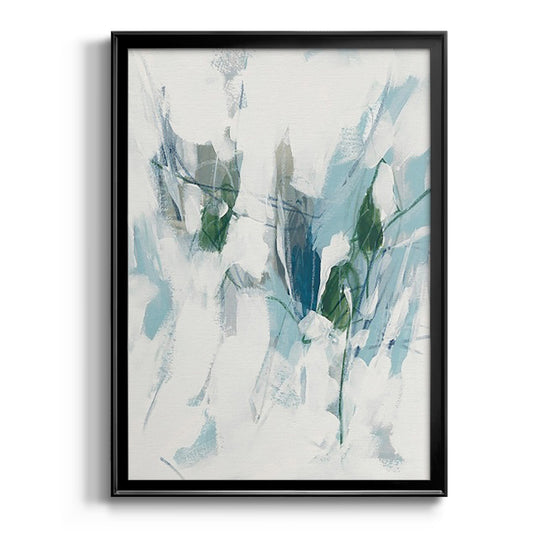 Ice Cavern I - Modern Framed Canvas Print