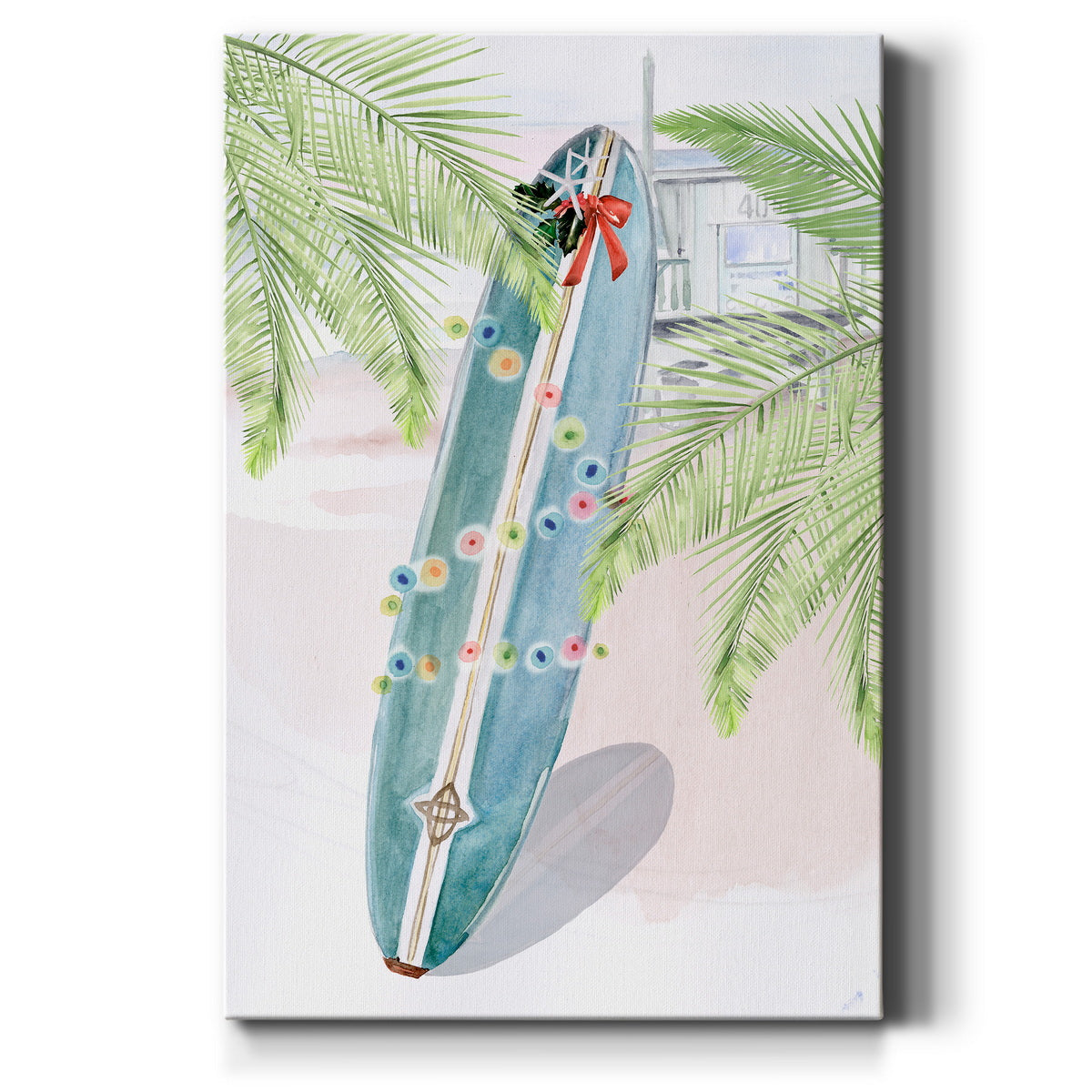 So Cali Christmas Collection B - Gallery Wrapped Canvas