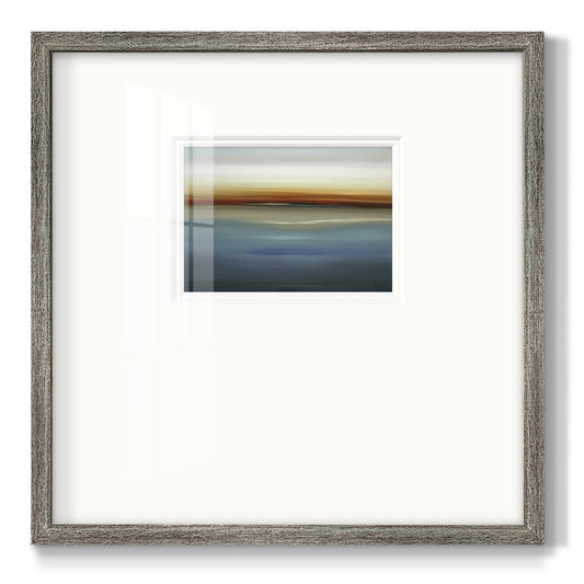 Beside the Blue II - Double Matboard Framed Print