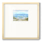 Seaside Escape Premium Framed Print Double Matboard