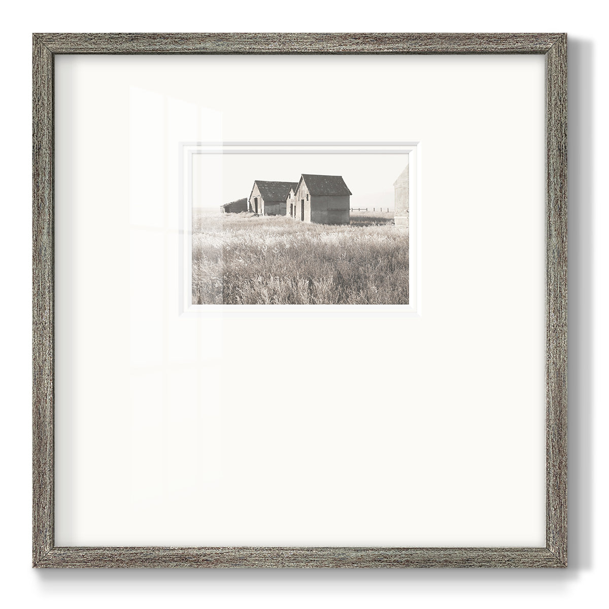 Neutral Barn Premium Framed Print Double Matboard