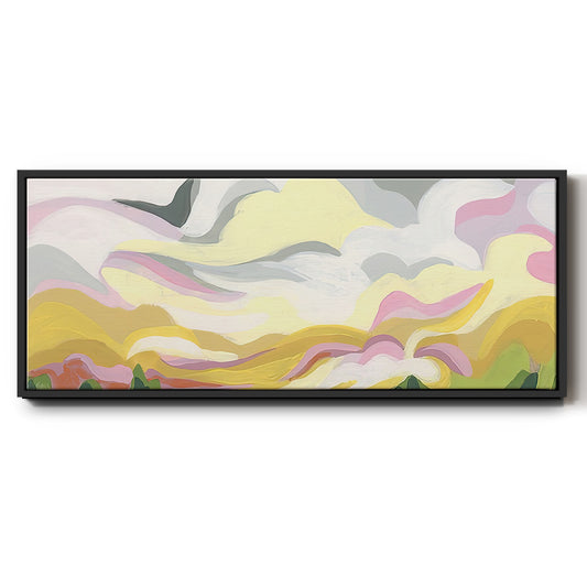 Valley Swirl II - Floater Framed Canvas Print