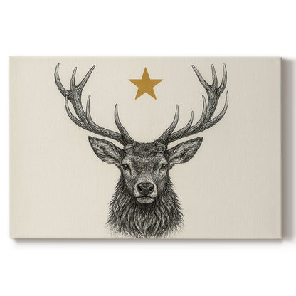 Hearth of Frostlit Carol - Canvas Art Print