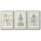 Willow Blue Besler IV - Framed Premium Gallery Wrapped Canvas L Frame 3 Piece Set - Ready to Hang