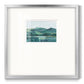 Green Grey Mountains II - Double Matboard Framed Print