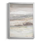 Neautral September Sky - Modern Framed Canvas Print