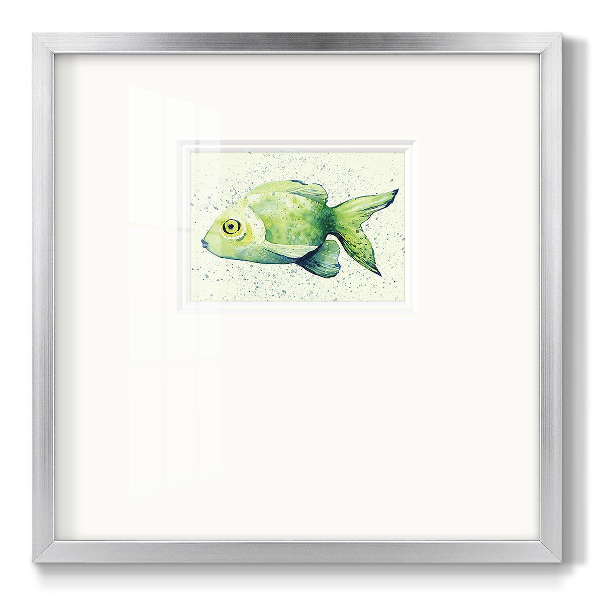 Speckled Freshwater Fish I - Double Matboard Framed Print