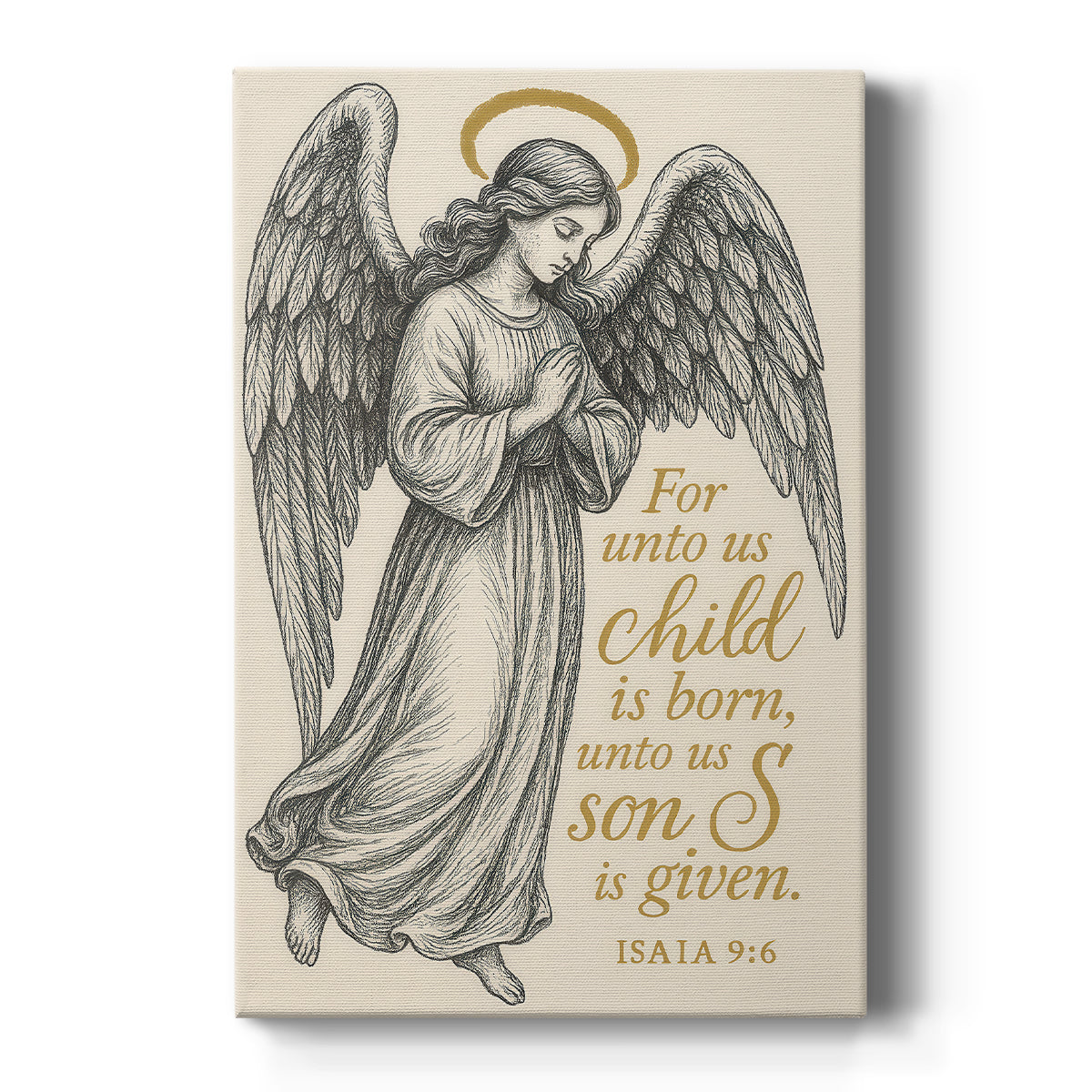 Chapel of Golden Serenade - Canvas Art Print