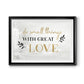 Small Things Gold Premium Framed Print - Ready to Hang