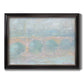 Waterloo Bridge At Sunset Pink Effect - Ornate Framed Canvas Print