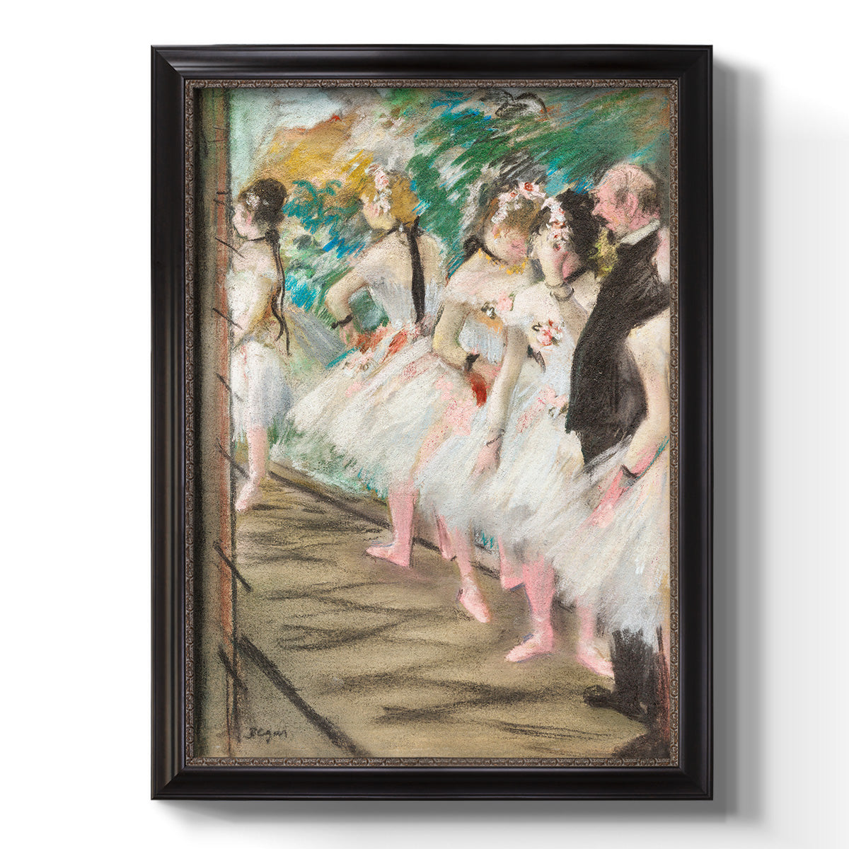 The Ballet, 1880 - Ornate Framed Canvas Print