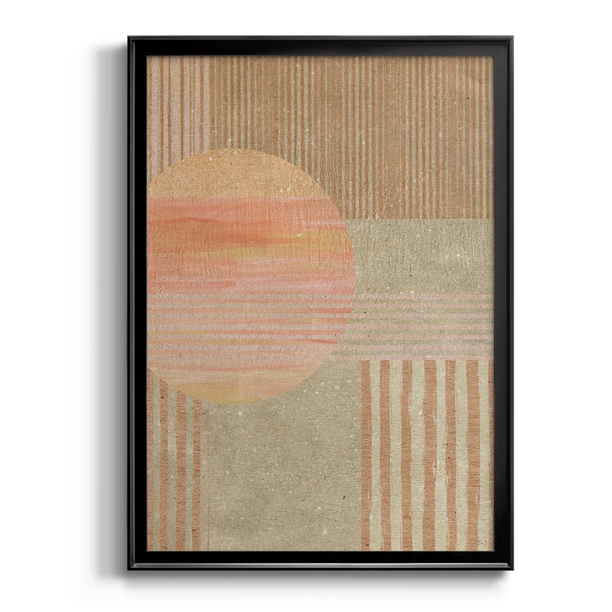 Adobe Sunrise I - Modern Framed Canvas Print