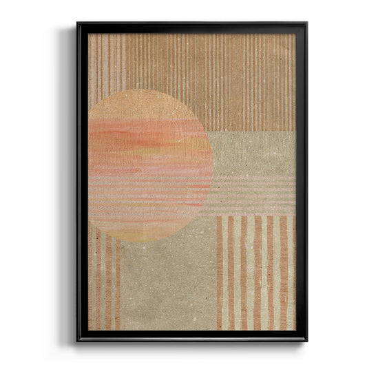 Adobe Sunrise I - Modern Framed Canvas Print