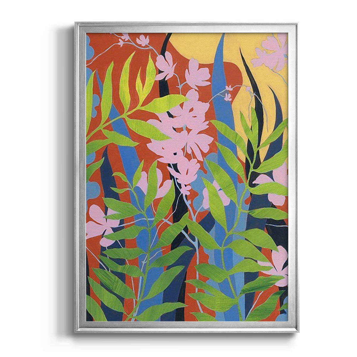 Bold Bright & Wild I - Modern Framed Canvas Print