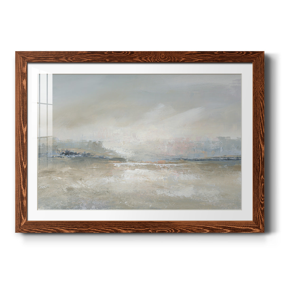 Horizon Haze - Barnwood Framed Art Print