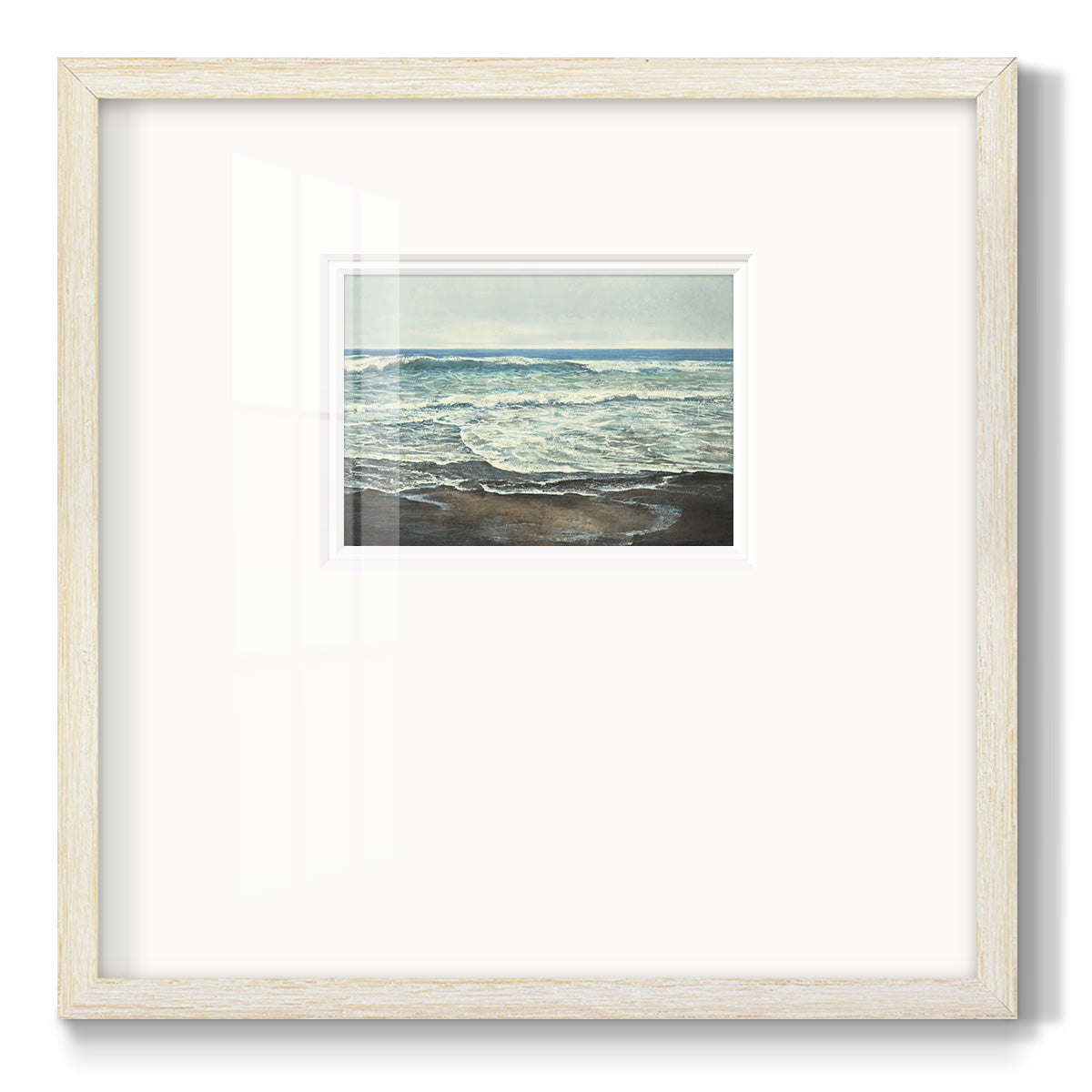 Coastal Reflection - Double Matboard Framed Print