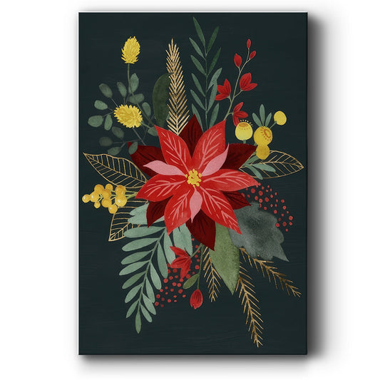 Bright Christmas Night Collection B - Gallery Wrapped Canvas