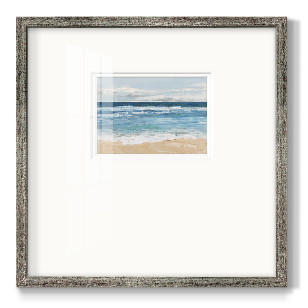 Ocean Waves II Premium Framed Print Double Matboard