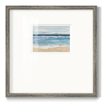 Ocean Waves II Premium Framed Print Double Matboard