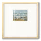 BEACHCOMBING Premium Framed Print Double Matboard