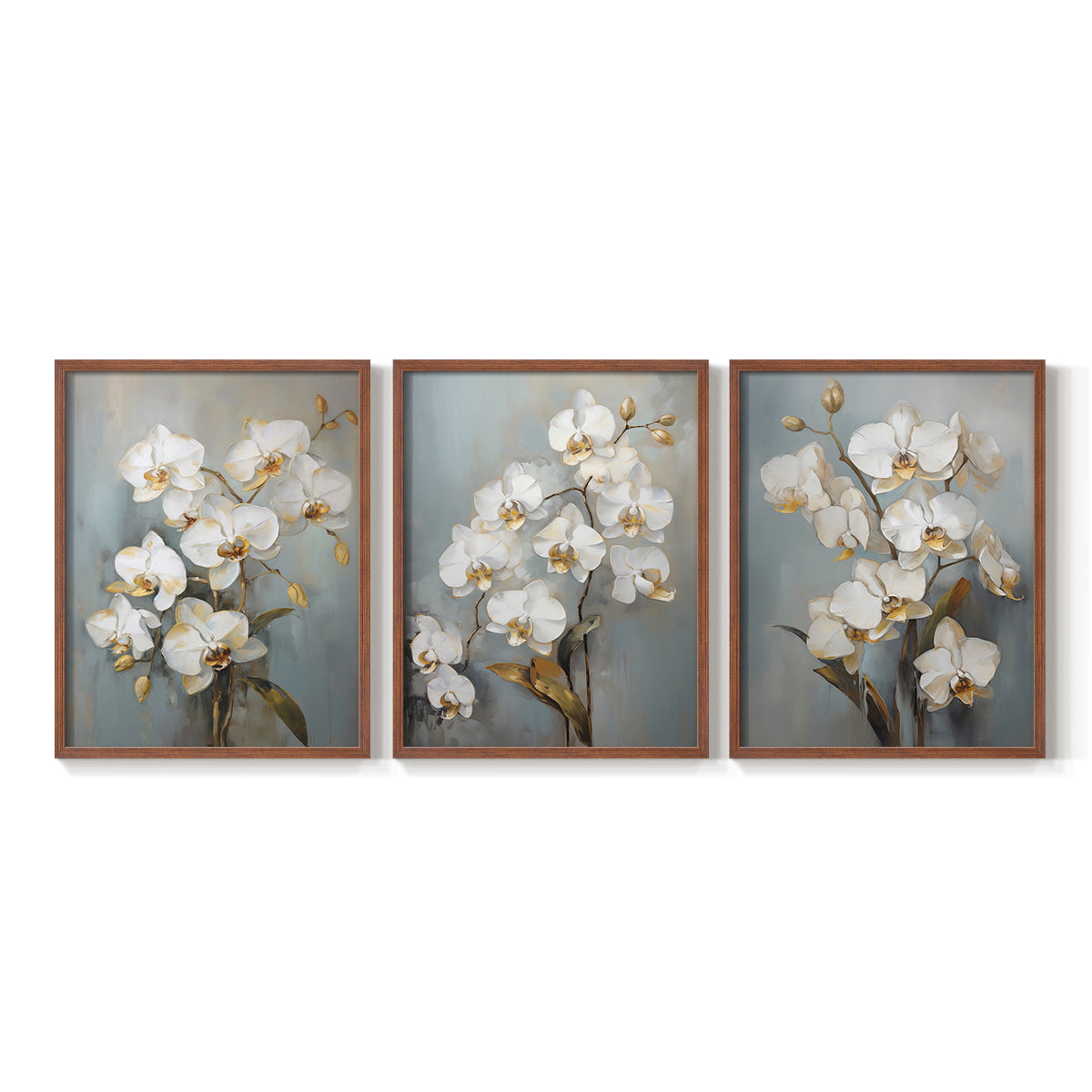 Floral Study Series LXV - Restickable Framed Art Set