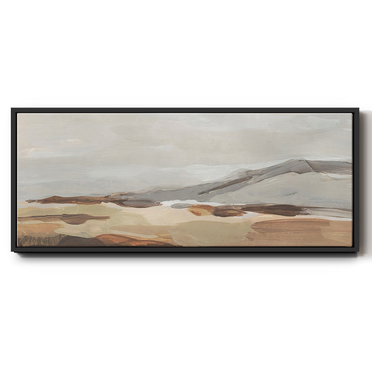 Dusky Mountain I - Floater Framed Canvas Print