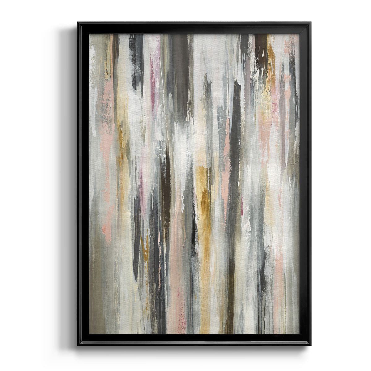 Color Ripple II - Modern Framed Canvas Print