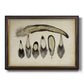 Vintage Feathers VII Premium Framed Canvas- Ready to Hang