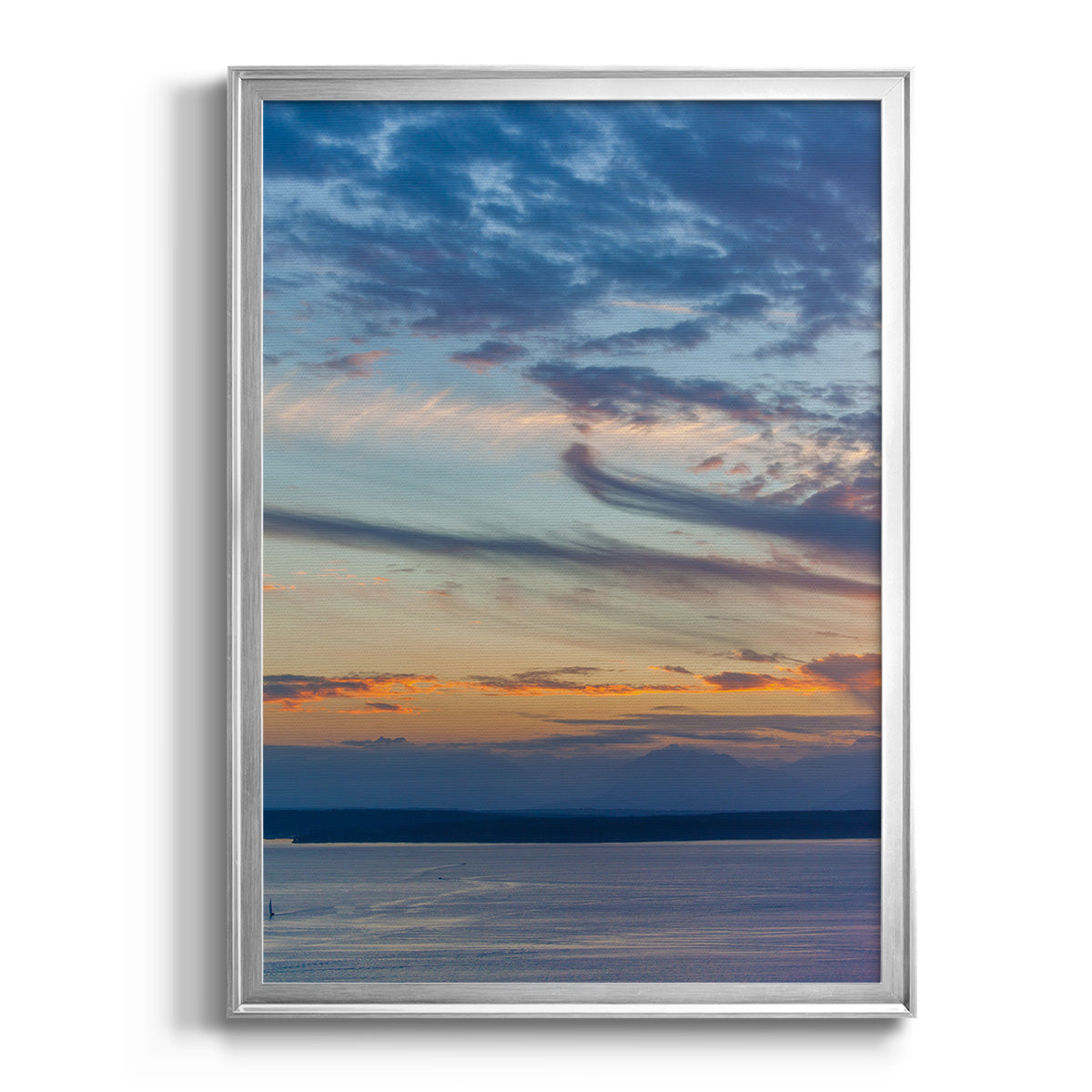 Cloud Variations - Modern Framed Canvas Print