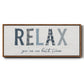 Relax - Floater Framed Canvas Print