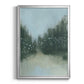 Marsh Morning Fog II - Modern Framed Canvas Print