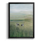 Out to Pasture II - Modern Framed Canvas Print