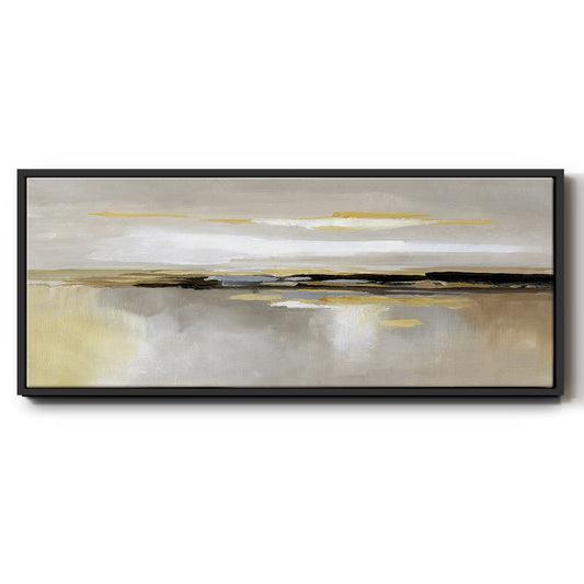 Silver Lining - Floater Framed Canvas Print