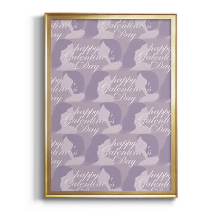 Happy Galentine's Day Collection E - Modern Framed Canvas Print