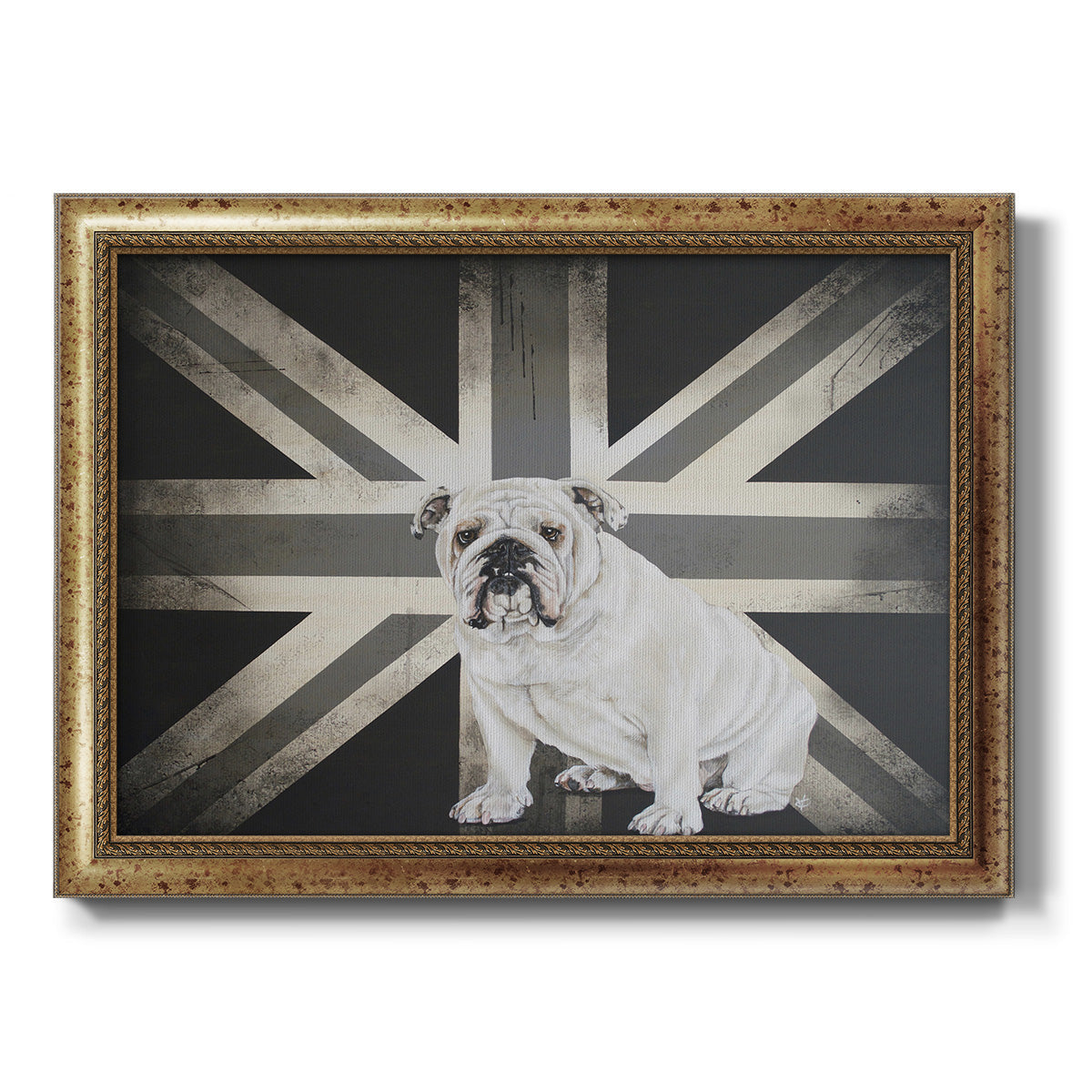 Best of British B&W Premium Framed Canvas- Ready to Hang