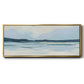 Cream Coastline I - Floater Framed Canvas Print
