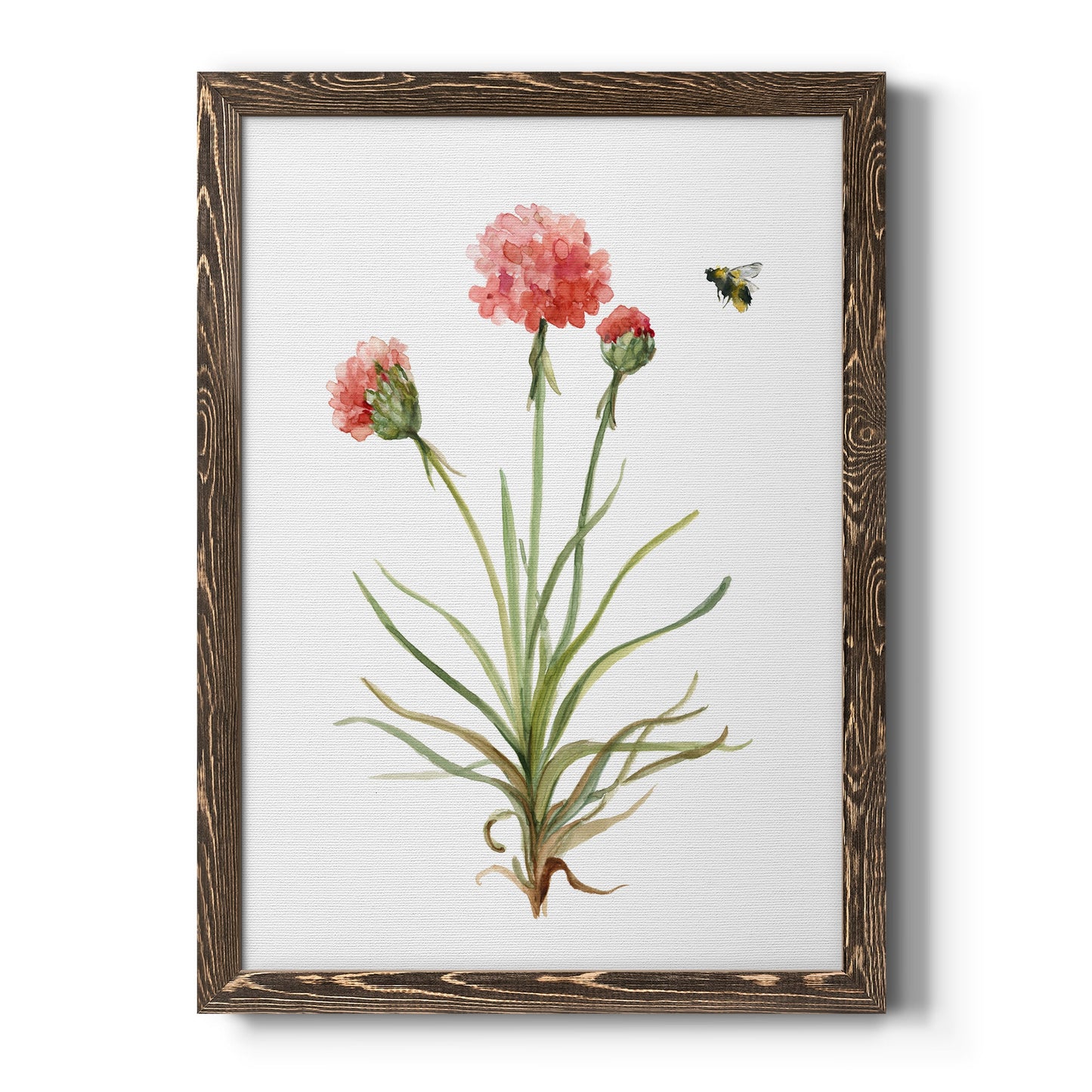 Wildflower Botanical III - Barnwood Framed Canvas Print