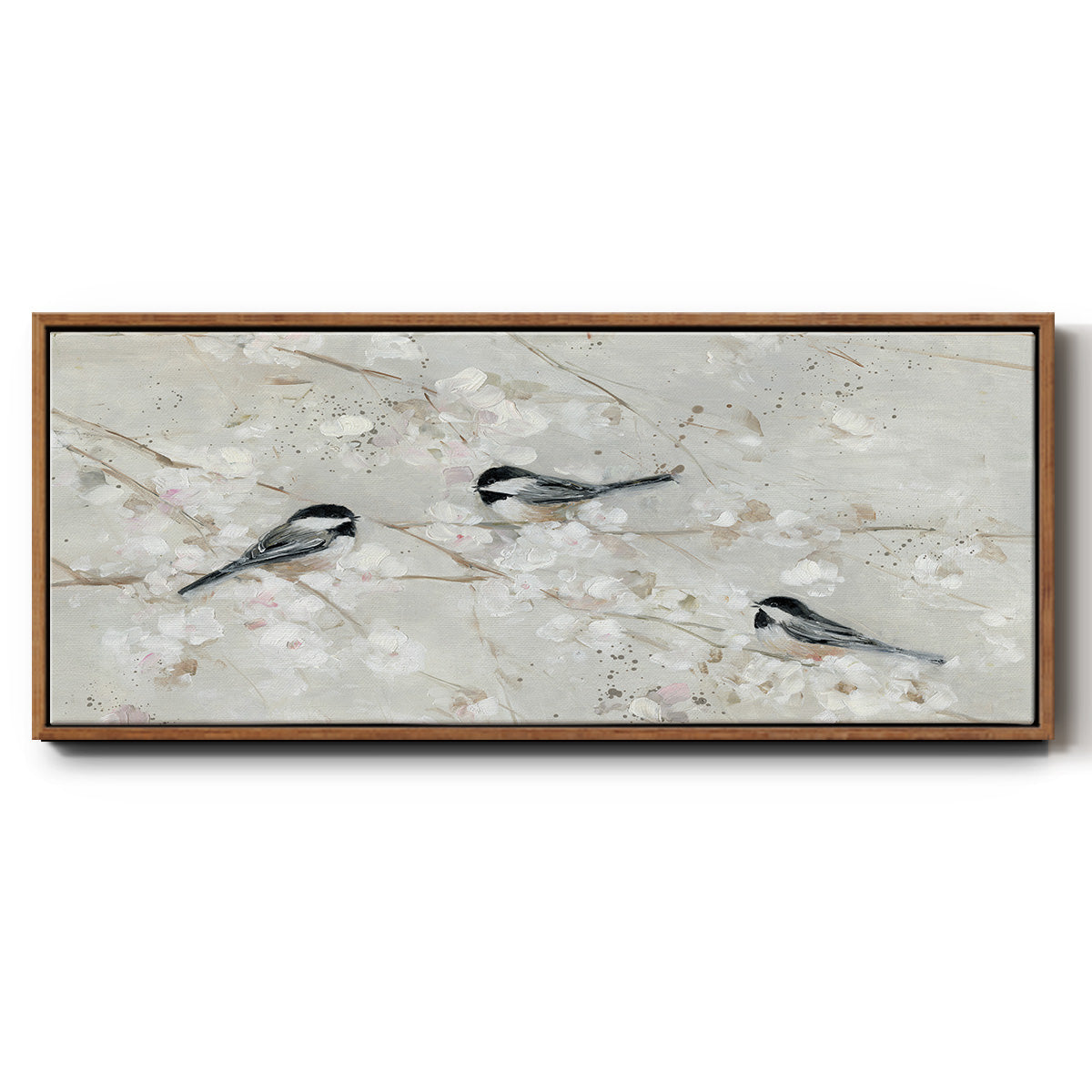 Nature's Confetti II - Floater Framed Canvas Print