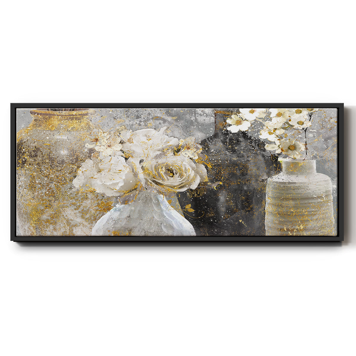 Fleur Couture - Floater Framed Canvas Print