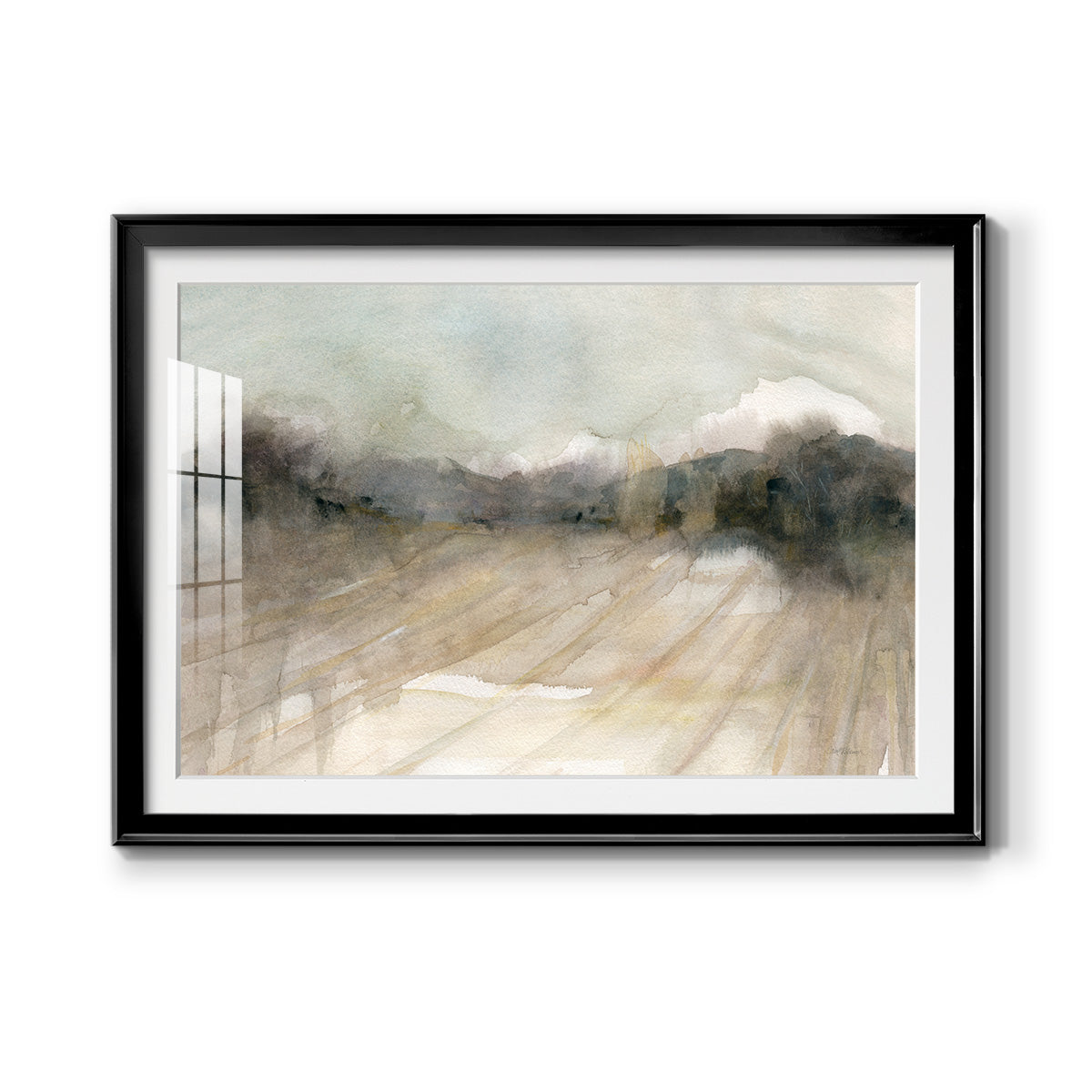 Abstract Field - Modern Framed Art Print