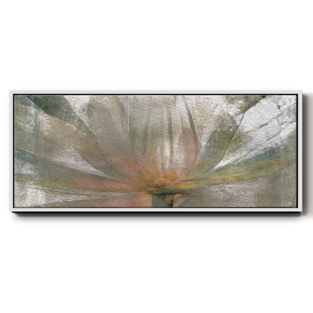 Lily Light - Floater Framed Canvas Print
