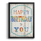 Happy Birthday to You - Modern Framed Canvas Print