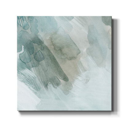 Snow and Sediment I - Canvas Art Print