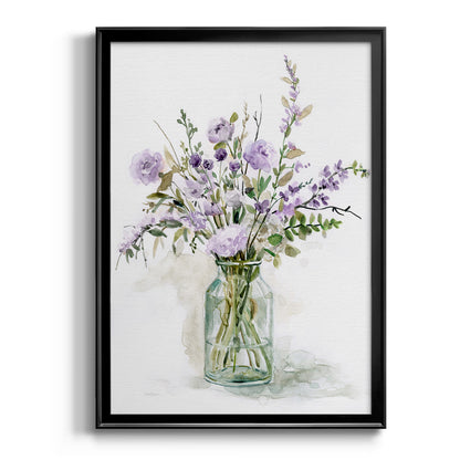 Purple Passion I - Modern Framed Canvas Print
