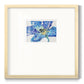 Fleur Bleue II - Double Matboard Framed Print